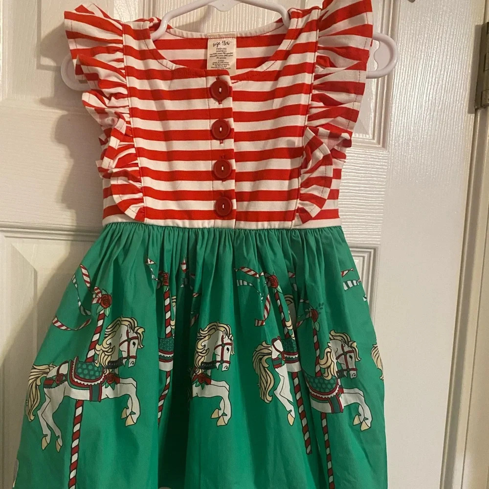 Eleanor Rose Christmas Carousel Dress
